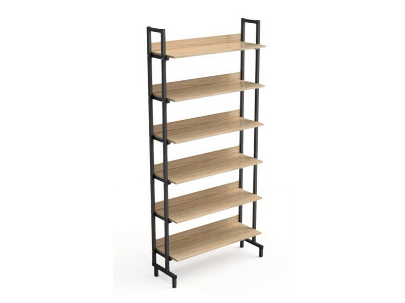 Односторонний библиотечный стеллаж, ЛДСП 16 мм