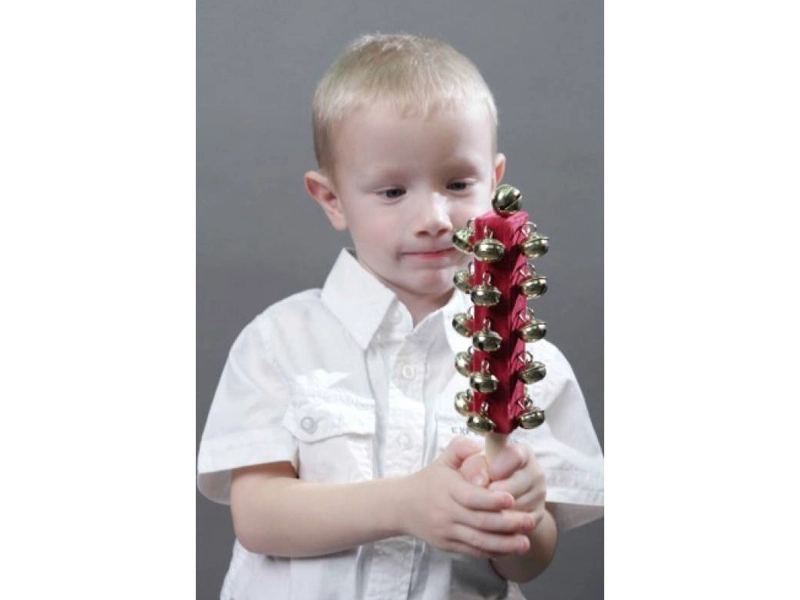 Деревянный джингл-стик FLIGHT — 21 бубенчик