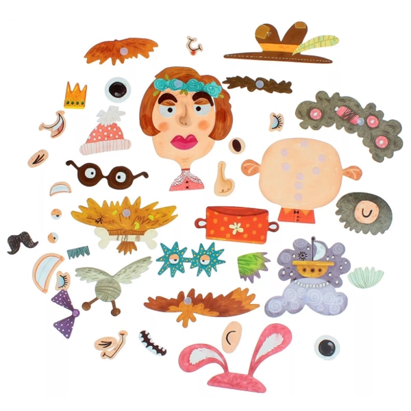 Настольная игра «Весёлые портреты» для эмоций