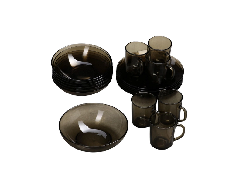 Сервиз столовый Basilico, 19 пр. стекло