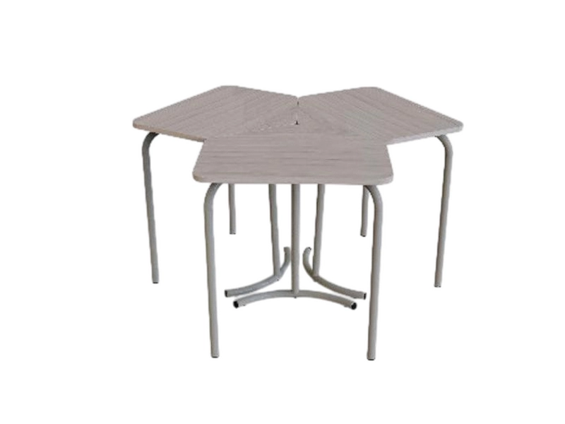 Модульный пятиугольный стол с профилем 32 мм