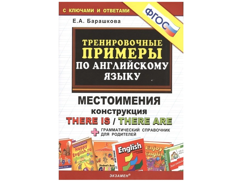 Местоимения и конструкция there is/there are — учебный блок