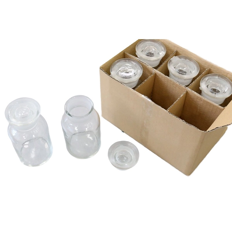 Флаконы светлые стеклянные — набор из 6 штук