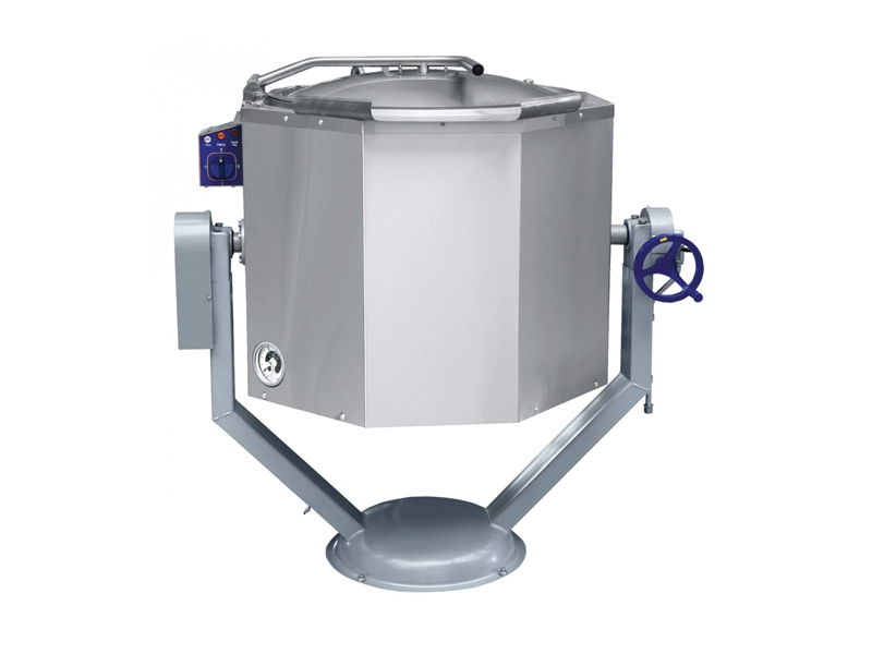 Опрокидывающийся котёл для пищепрома, 100 л (ручной привод)