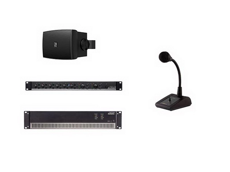 Музыкальный школьный звонок на 2 зоны