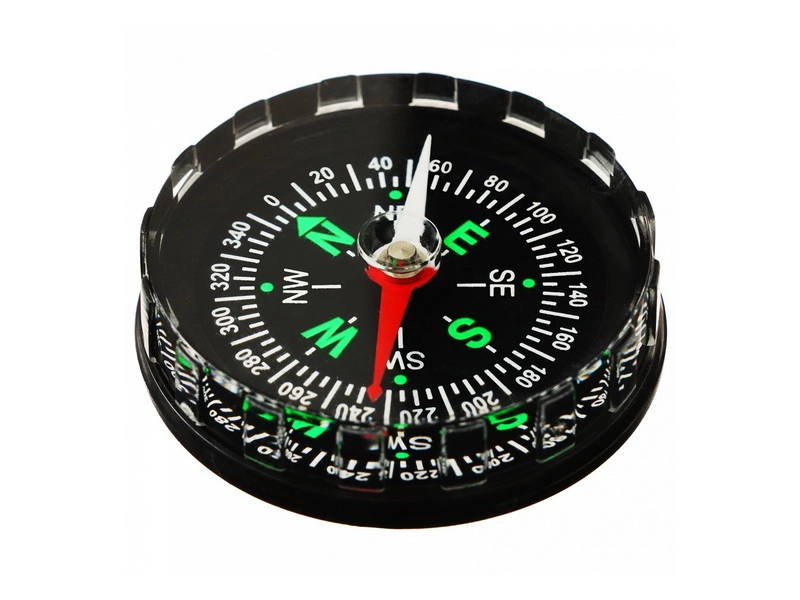 Пластиковый компас с жидкостью, диам. 40 мм