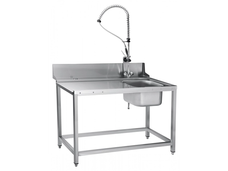 Стол предмоечный СПМП-7-4, 1300×700×850 мм