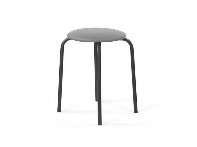 Круглый табурет на металлокаркасе