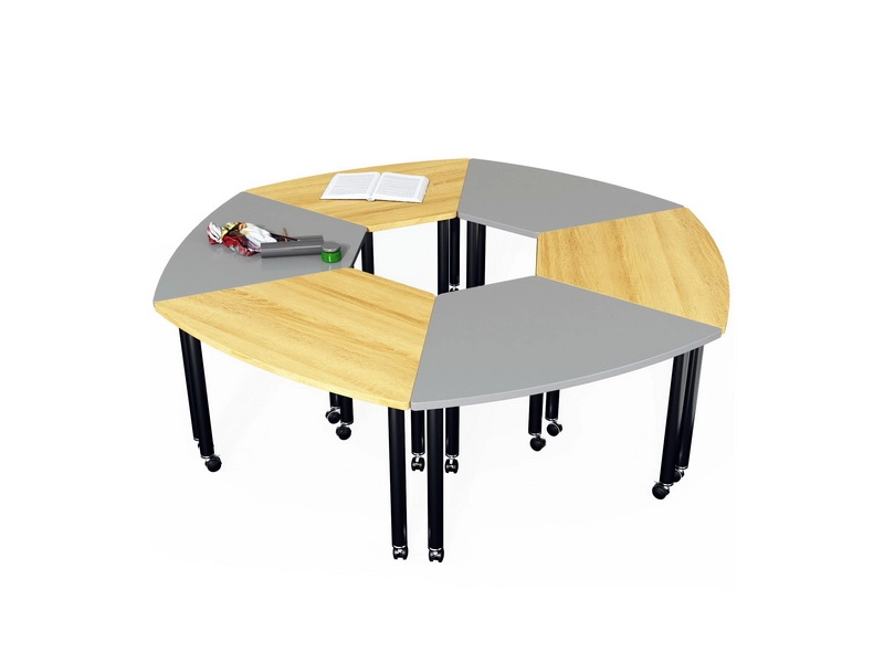 Мобильный стол Дуб Сонома/Серый