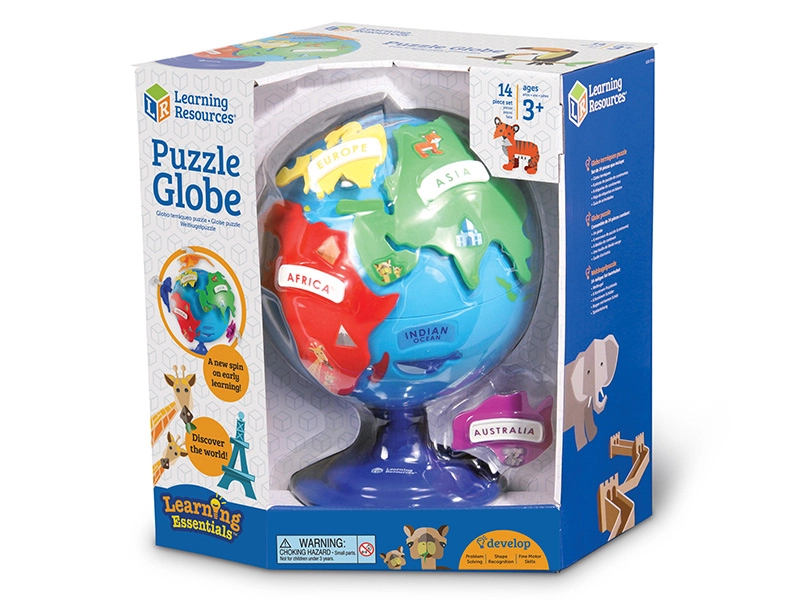 Глобус-пазл для детей 20 см