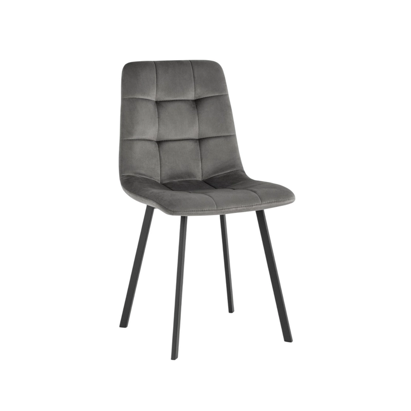 Chilly — велюровый стул без подлокотников