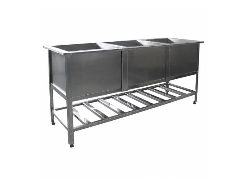 Трехсекционная моечная ванна СТАНДАРТ