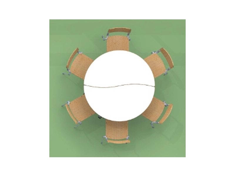 <h1>Полукруглый ученический стол Лайн, регулируемый</h1>