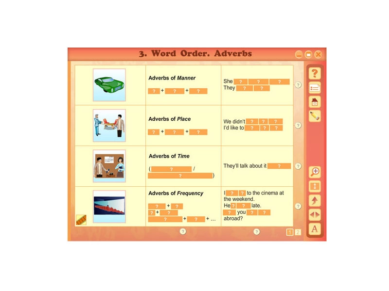 ПМК «Интерактивные плакаты» — Английская грамматика (Части речи)