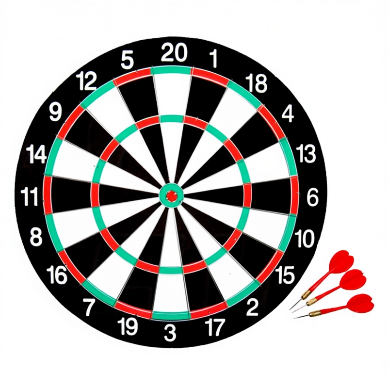 Мишень с набором 6 дротиков