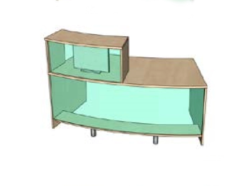 Кафедра выдачи правая 1678×1142×750 мм