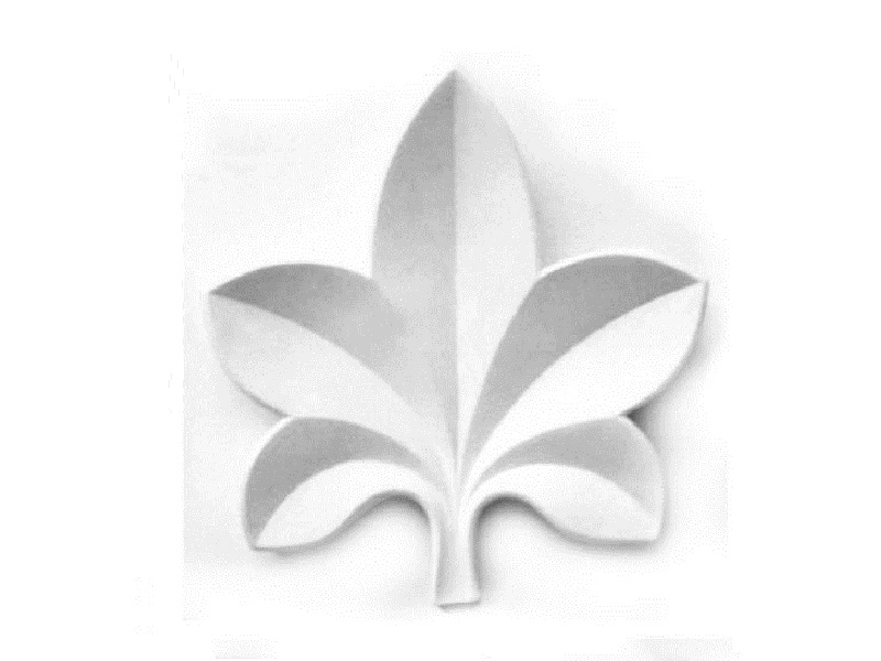 Орнамент из гипса Пятилистник 60-603