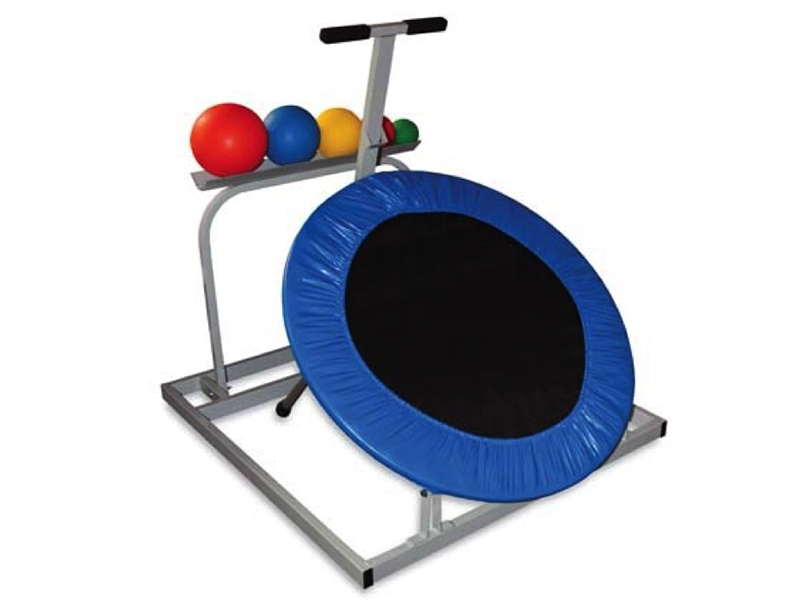Батут реабилитационный с ручками и подставкой для медицинболов