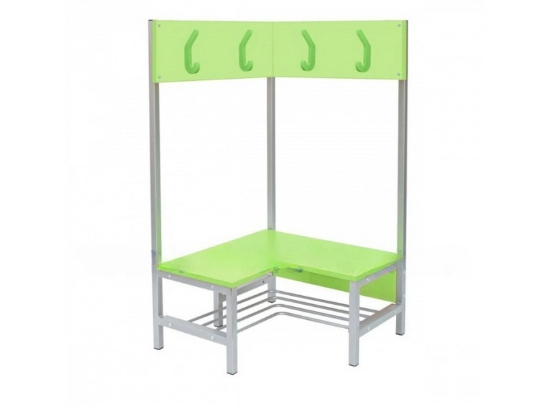 Угловая вешалка М-14 для гардероба