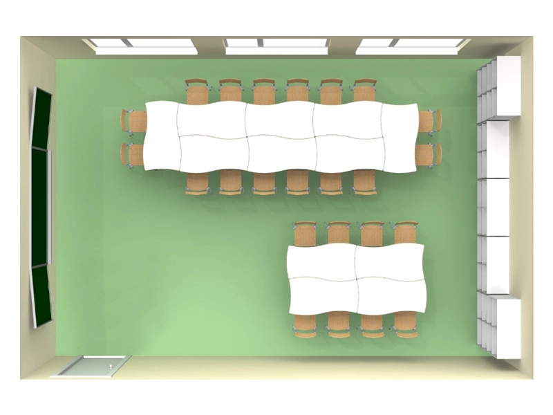 Трансформер-стол "Пазл" бук/клён