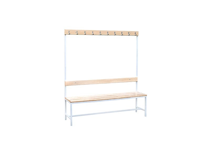 Скамья 1-сторонняя с крючками