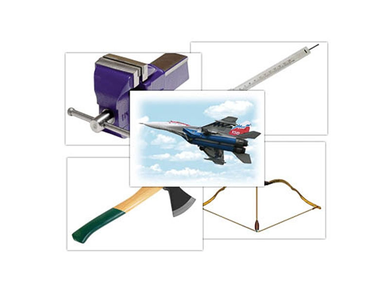 Карточки обучающие «Оружие и техника» А4, 48 шт.