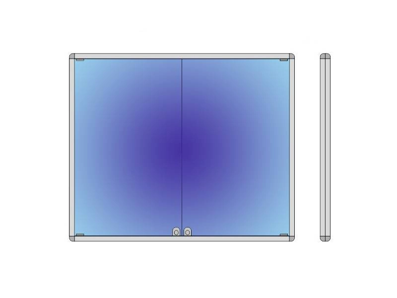 Стенд-витрина с дверкой