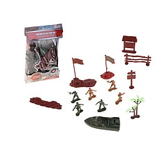 Игровой комплект солдатиков, 14 фигур