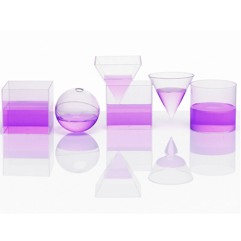 Объемные геометрические тела — комплект из 6 предметов