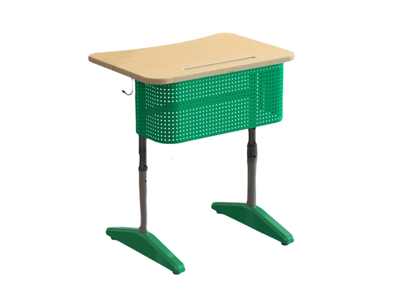Одноместная парта СЛМ-ЛТ-631_3 с перф. экраном