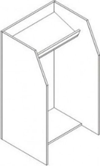 Напольная трибуна АЛТ, размеры 600×500×1200