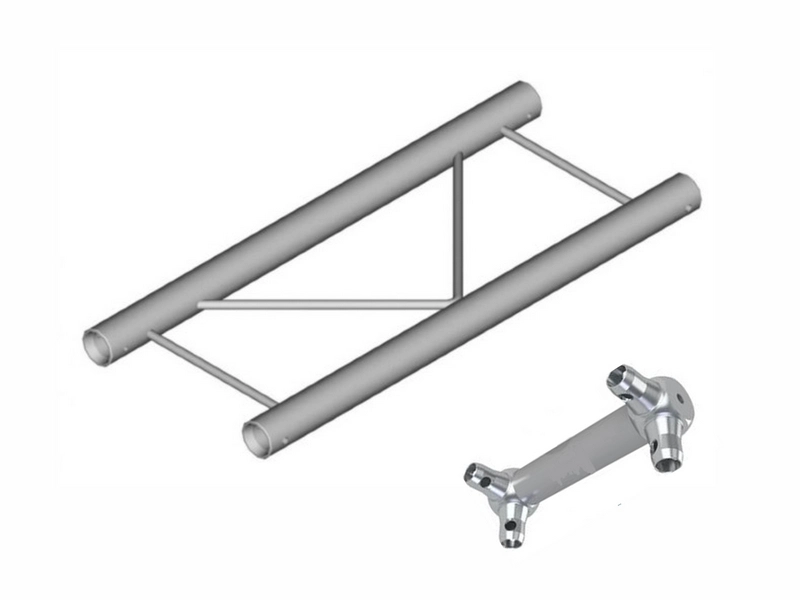 Ферма двухточечная Ø50 мм с уголком