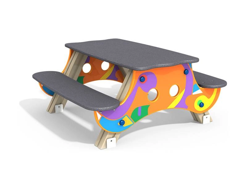 Школьный стол Граффити с противоскользящей столешницей