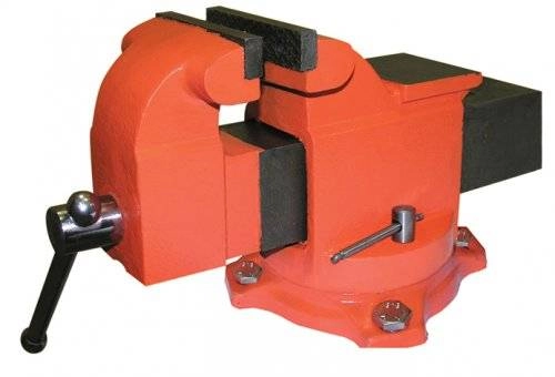 Тиски с поворотным основанием 125 мм и наковальней