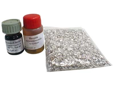 ЭДГ-5426 — учебный набор щелочных и щелочноземельных металлов