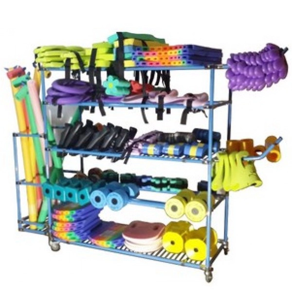 Стеллаж для акваинвентаря «Универсал» на колесах