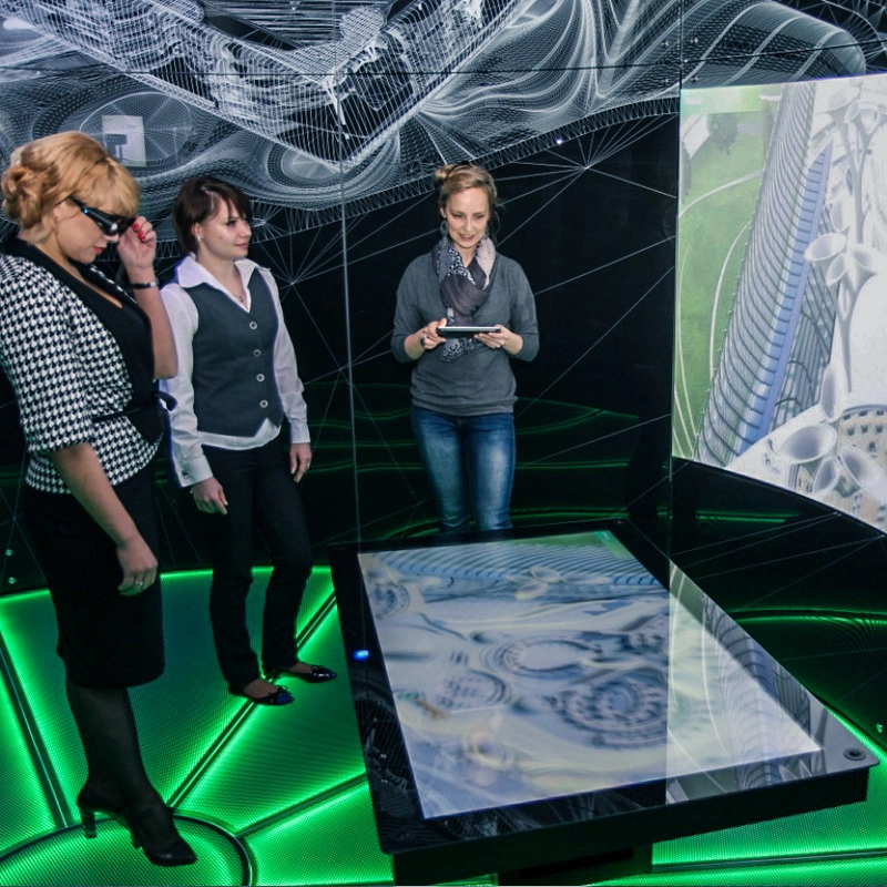 NettleBox — голографический стол, ЖК 65"