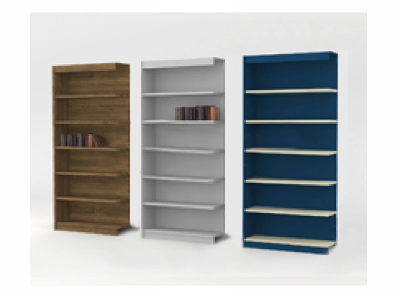 Односторонний стеллаж 6 полок 884×292×2090 приставной