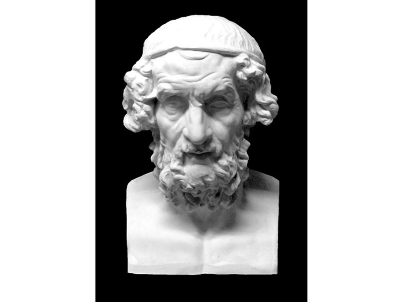 Бюст «Гомер» из гипса, натуральный размер