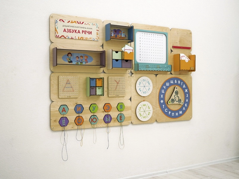 Настенная панель логопедическая «Азбука речи»