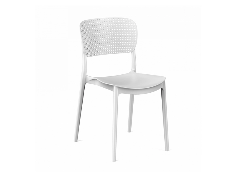 Штабелируемый стул ESKA с перфорированной спинкой
