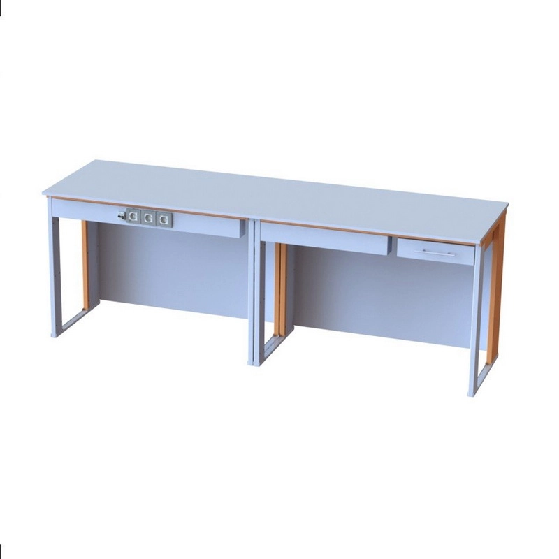 Демонстрационный лабораторный стол 2400х700х900 с электрикой