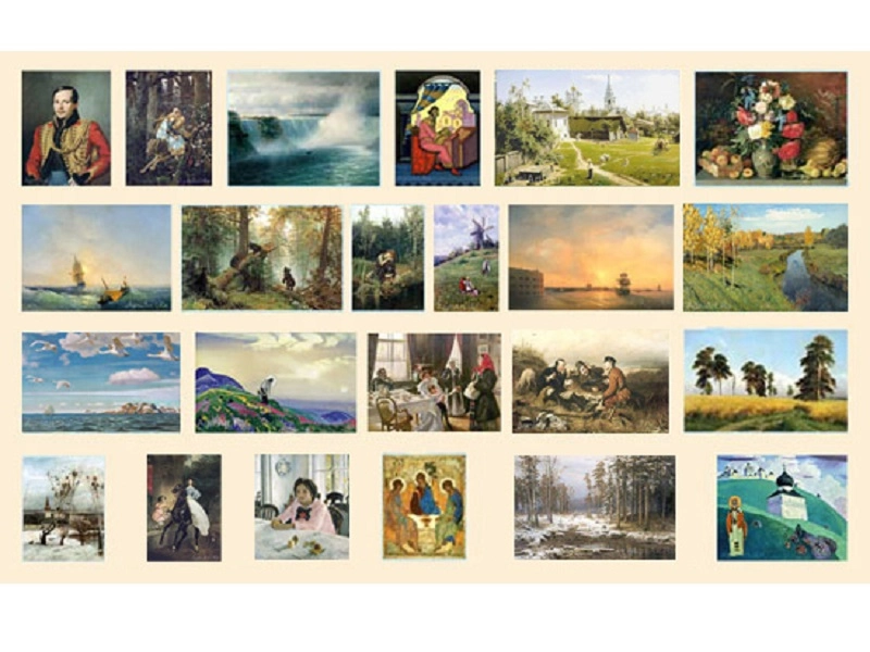 Набор художественных репродукций «Детям о русской живописи»