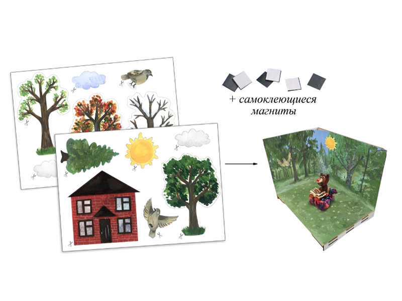 Мультстудия «Мой мир» — ширма 33×22 см