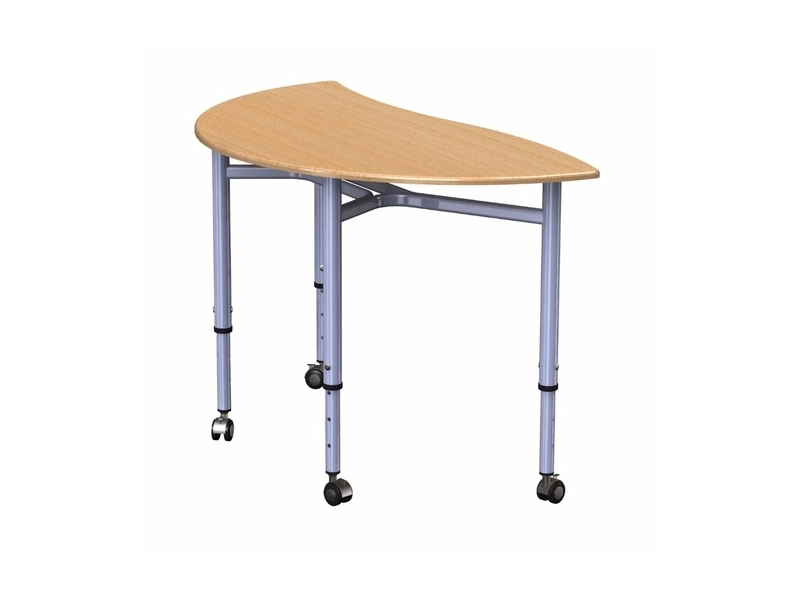 <h1>Полукруглый ученический стол Лайн, регулируемый</h1>