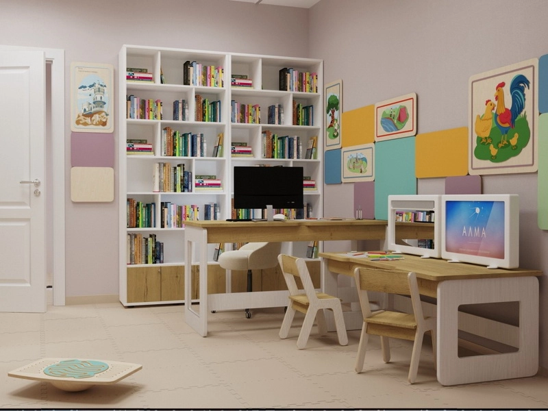 Оснащение кабинета логопеда, площадь 16 кв.м