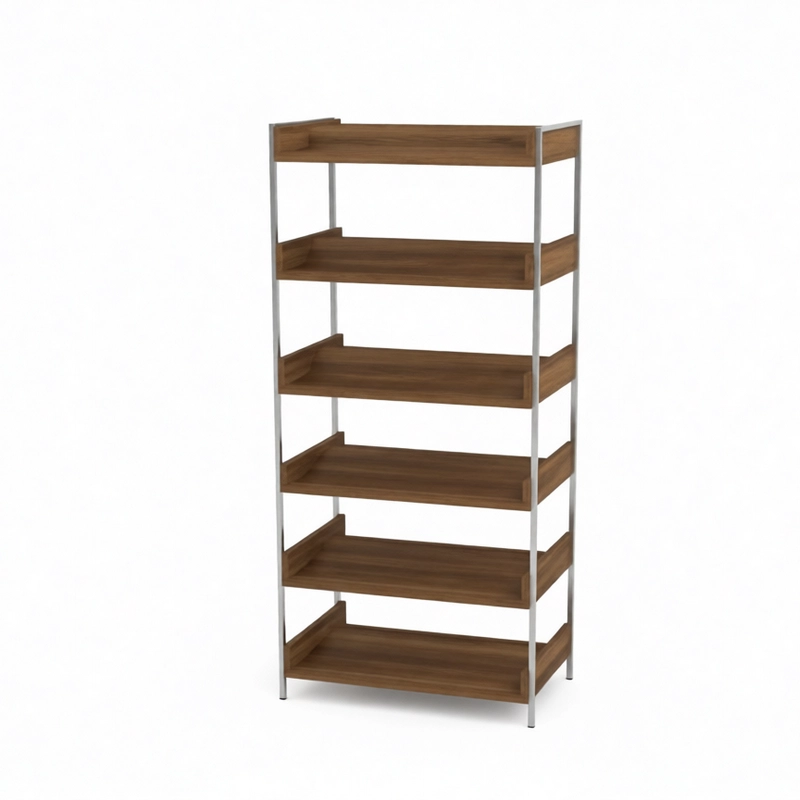 Стеллаж 2-сторонний пристраиваемый 6 полок (ЛДСП) 900х560х2090 на металлокаркасе