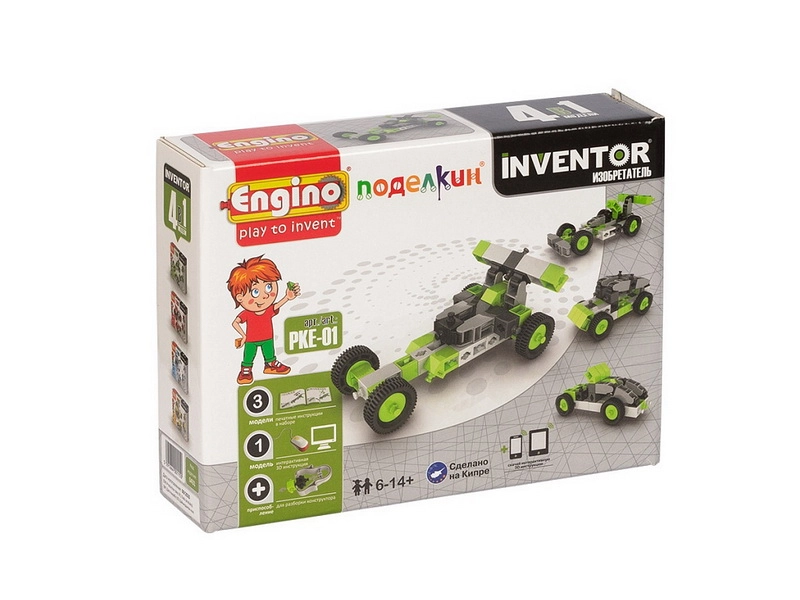 ENGINO Конструктор "Автомобили" — 4 модели
