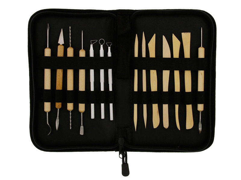 Комплект для лепки — 14 шт. в чехле