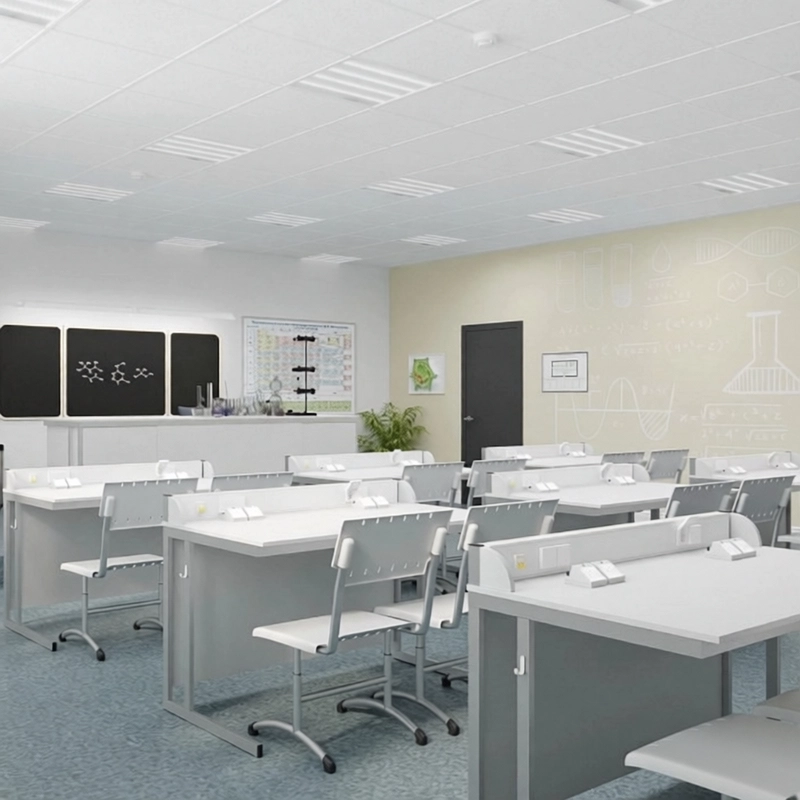 Лабораторный кабинет «Наука» с розетками